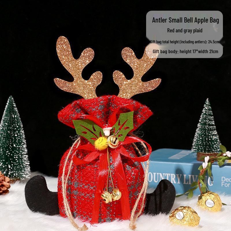 Christmas Eve Apple Candy Gift Tote & Packaging Bag