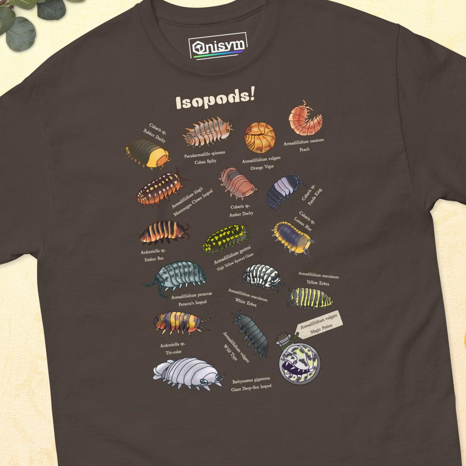 Isopods ! T-Shirt (Roly-Polies, Woodlouse, Pill Bug, Doodle Bugs) L