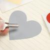 50Pcs Love Heart Pentagram Shape Scratch Card Coating Sticker DIY Postcard Self-adhesive Scratch Coating Stickers Message Card