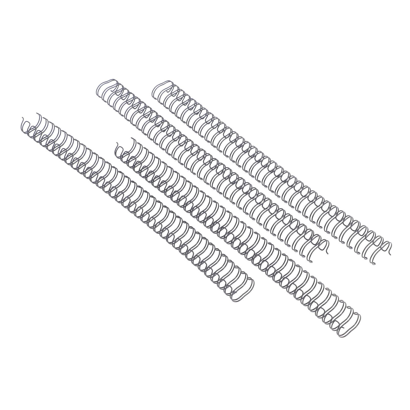 100PCS Double Wire Binding Spines 9Celsius16 Inch 34 31 Pitch 120 Sheet Capacity Spiral Binding Coil for Student Coworker 2850₽