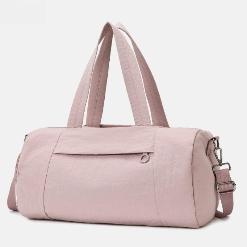 

1pcs Large Capacity Storage Luggage Bag Casual Outdoor Handheld Travel Bag Multi-Functional Water-Resistant Gym Yoga Sports Tote рожевий