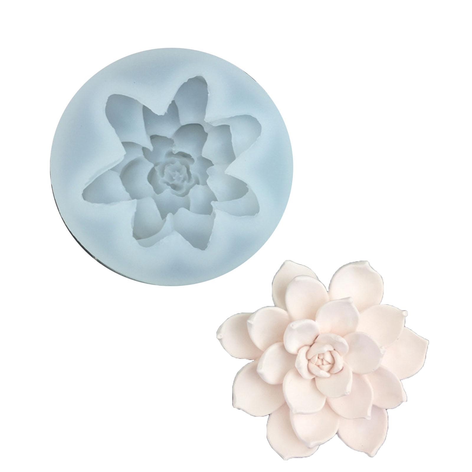 Soap Molds Craft Moulds Soap Moulds Candle Mould Hand-Making Supplies Succulent Shaped Silicone Material for Hand-Making 1