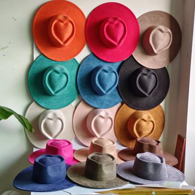 2026 New Velvet Heart-shapedhat Perfect Fashionchoice Forwomen's Autumnandwinter Seasonssuitable Forcasualwearandpartiessombrero