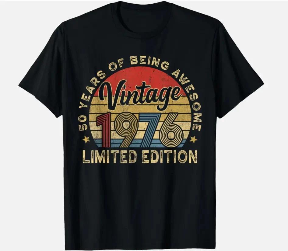 Retro 50th Birthday 1976 50 Year Old Birthday Party Unisex T-Shirt