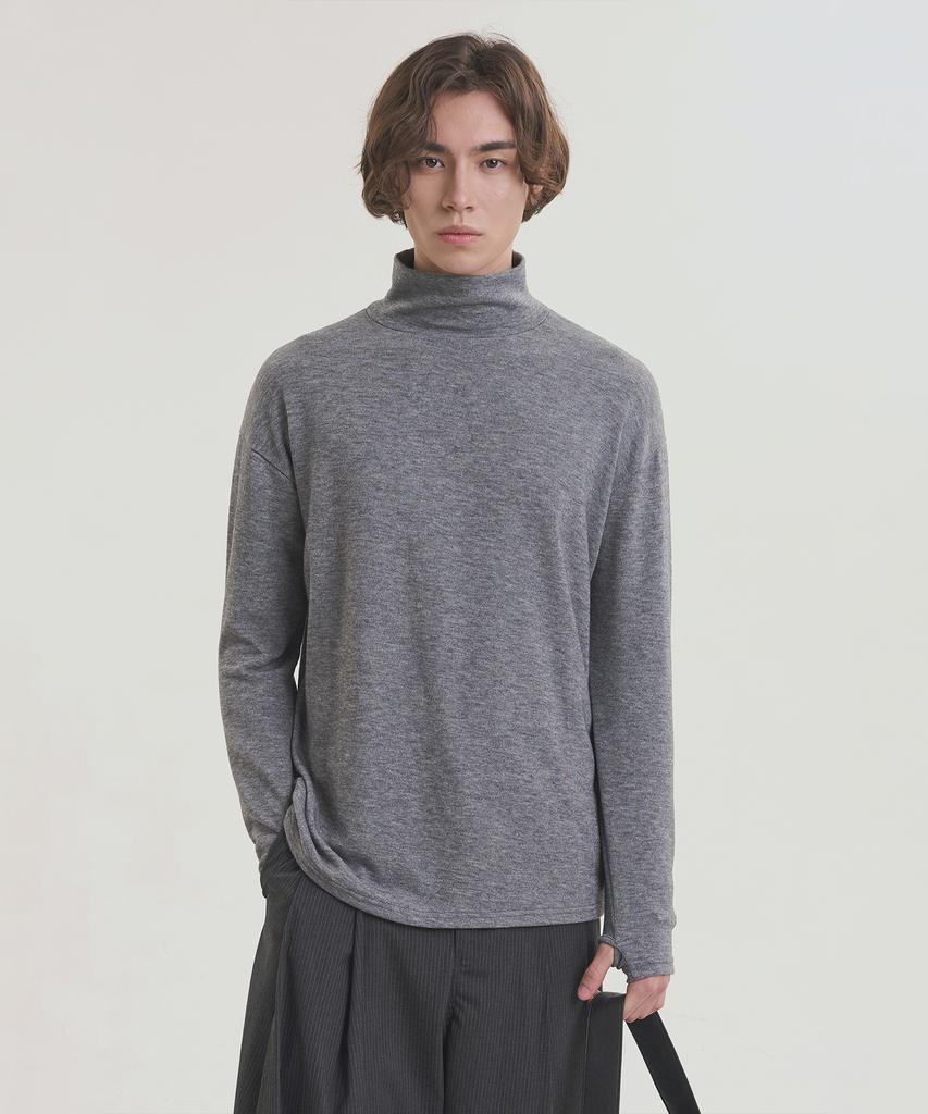 NOISE High-Gauge Turtleneck Fingerhole Knit - 3 Colors
