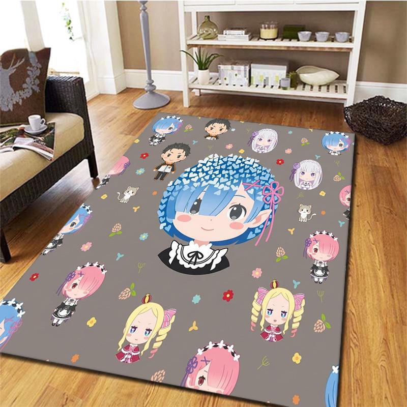 Re Zero Carpet Rug For Living Room Bedroom Home Sofa Decoration Kids Play Nonslip Floor Mat