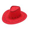 European and American New Accessories with Curved Brims Western Cowboy Hat Top Hat Tibetan Retro Jazz Hat Felt Hat Wool Riding Hat