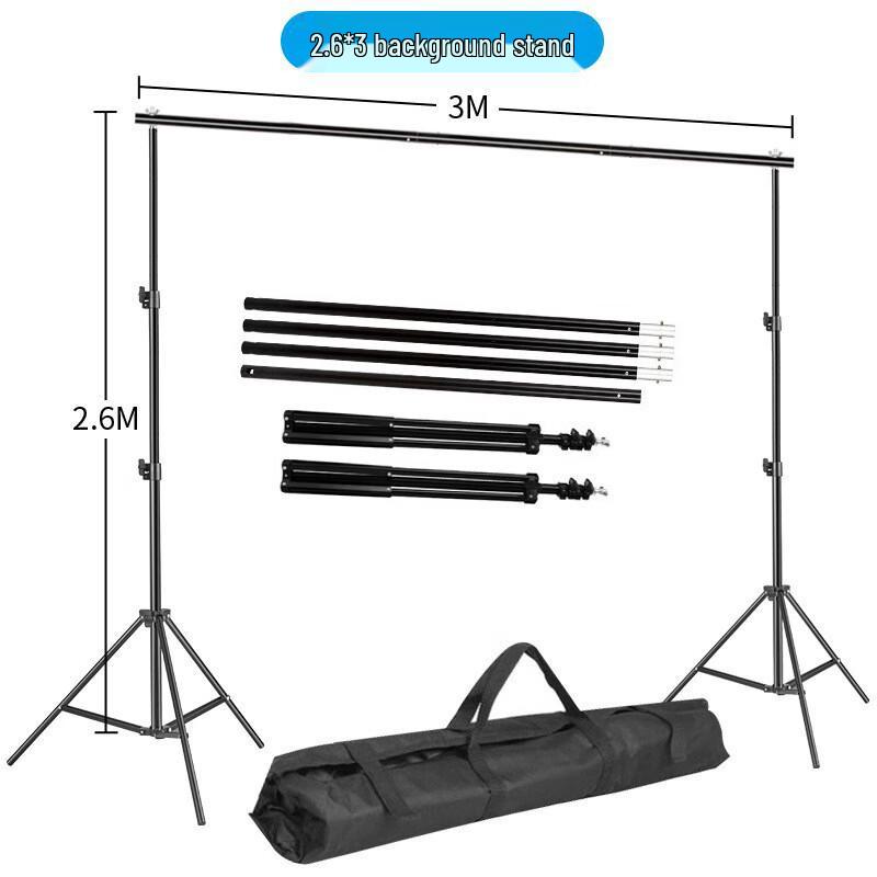 Black Scorpion Adjustable Photography Backdrop Stand