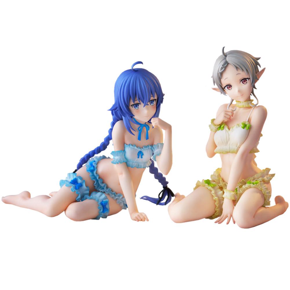 Jobless Reincarnation Figure Roxy Migurdia Underwear Action Figures Sylphy Figure PVC Statue Girl Model Ornament Collection 12cm