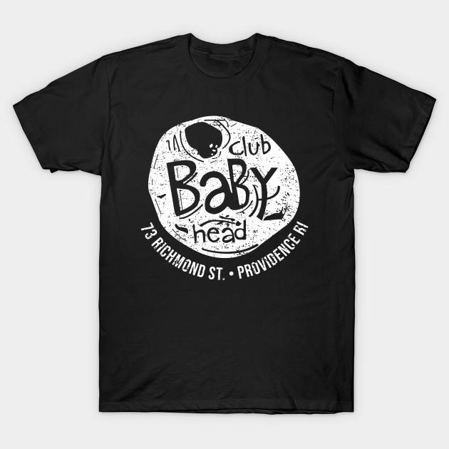 

Men Black Print T-shirt Club Baby Head Tribute No-Cut Transfer Paper Print Cotton Tshirt XL чорний