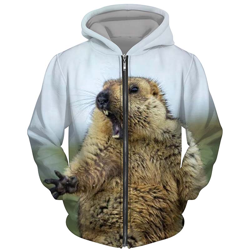Spring and Autumn Casual 3D Groundhog 