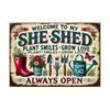 Vintage Tin Sign Wall Art Retro Metal Plaque Home Decor