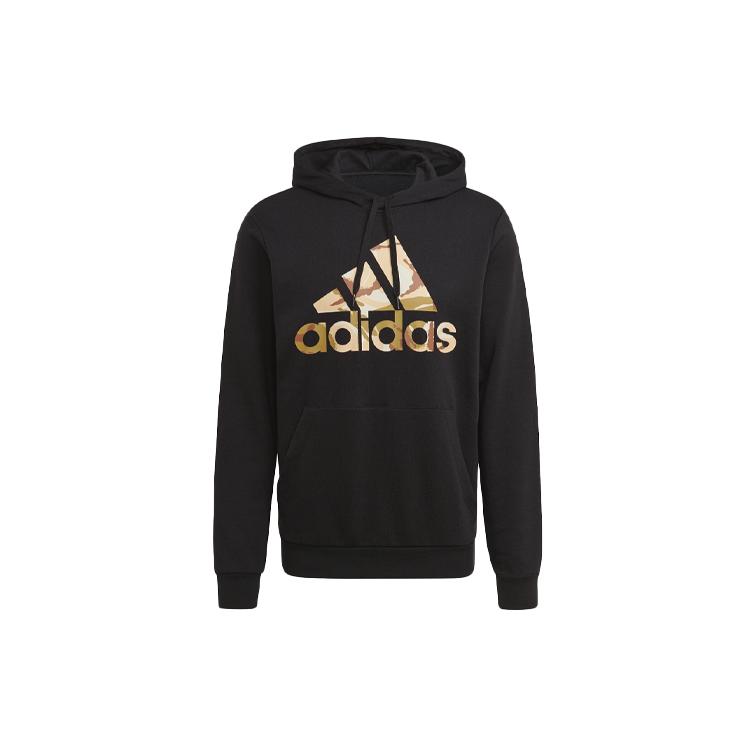 Adidas Sweatshirts Men`s Black Hooded Moderate