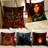 game dark No RRest for the WWicked Cushion Cover Pillowcase Antidustmite living Room Sofa Decor Cushion Room
