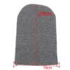 Men/Women Knitted Cap Simple Solid Color Warm Woolen Beanie Hat