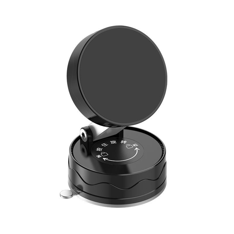 Vacuum Magnetic Suction Cup Phone Holder, Foldable and Easy To Store, Lazy Support Frame, Car and Home Dual-use Phone Holder