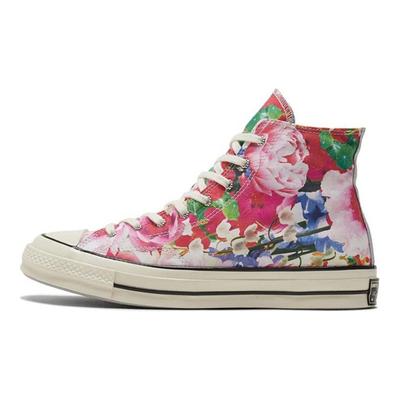 Chuck Taylor All Star 1970s Trendy Pohodlí Duše Paříže Vintage Plný Potisk Květinové Vysoké Espadrilky Unisex Barva