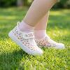 Spring Stylish Printed Soft Sole Velcro Square Toe Baby Girls' Shoes