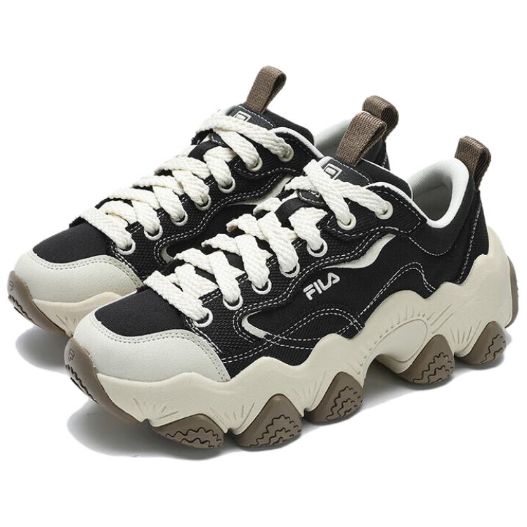 FILA Cipress Comfortable Versatile Low-Top Canvas Shoes Women sneaker Black F12W422307FBW