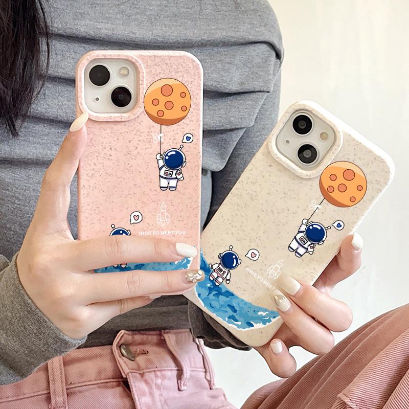 Mobile Phone Cases for iPhone 11 13 XR 15 Pro Max 12 14 Pro Max Case iPhone 16 7 Plus 8 Plus XS Max Degradable and Environmentally Friendly Anti-fall