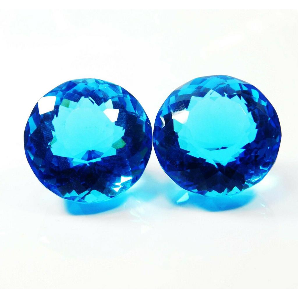 Blue Round Cut 106 Carat AAA++ Aquamarine Ocean Loose Gemstone