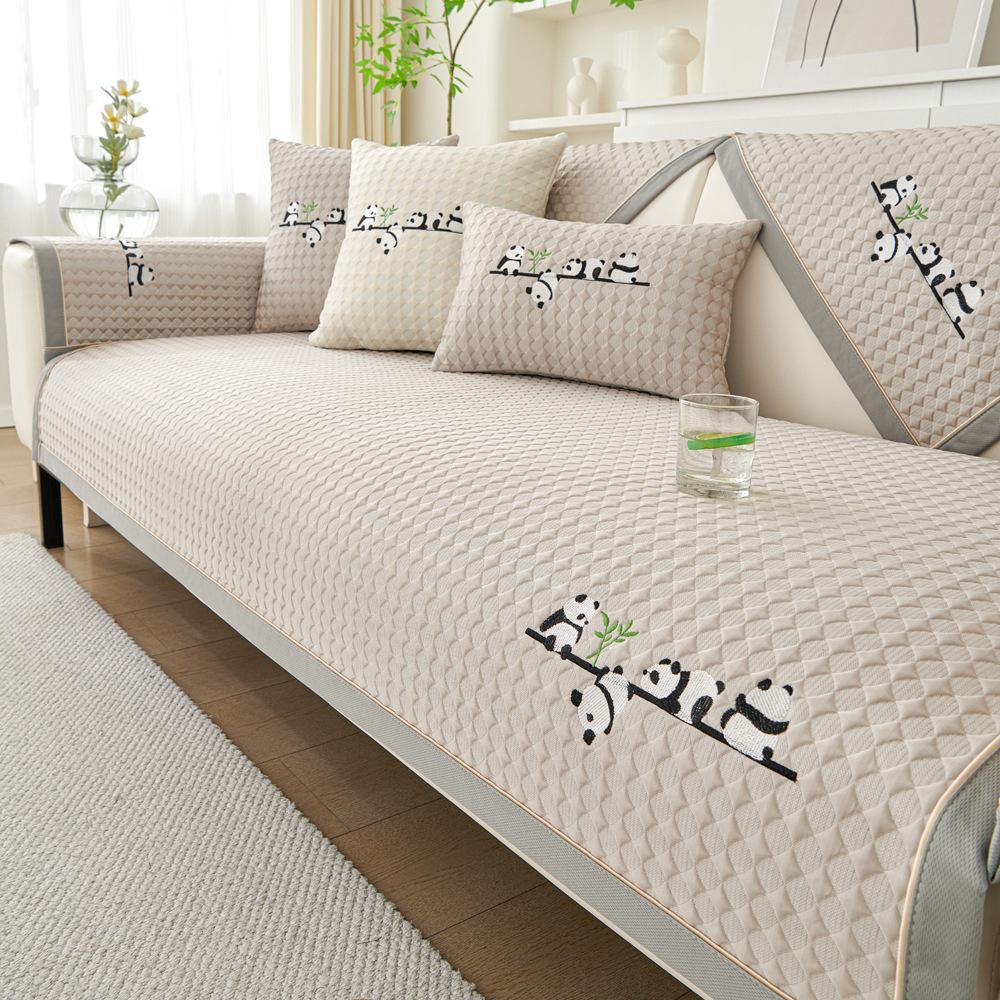 Cool Doudou Summer Sofa Cushion  New Mat Seat Cushion Simple Modern Cool Non-Slip Sofa Cover Cover Cover