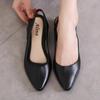 Neu Frauen Sandalen Slingback Casual Skidproof Strand Schuhe Für Weibliche Spitz Zehe Chunky Med Heels Flip-Flops
