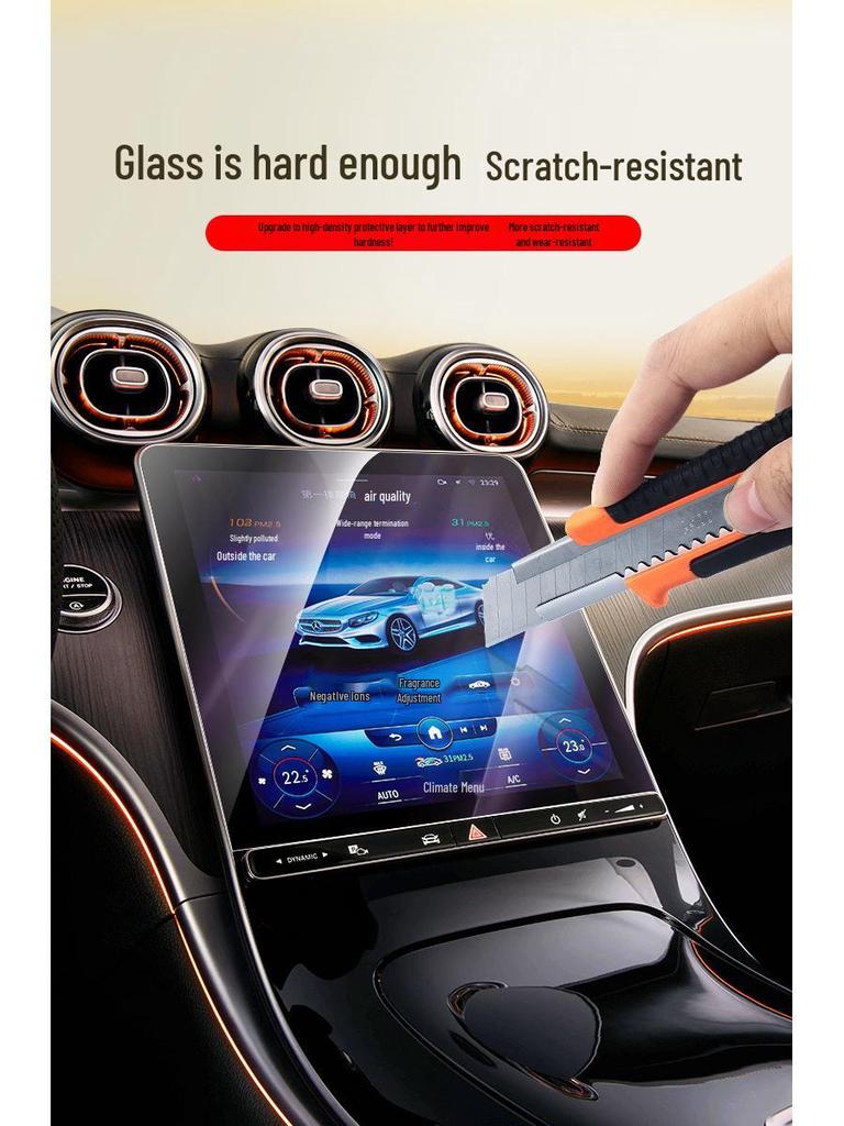 Tesla Model 3/Y Displayschutzfolie - Gehärtetes Glas für das Mittelkonsolen-Display