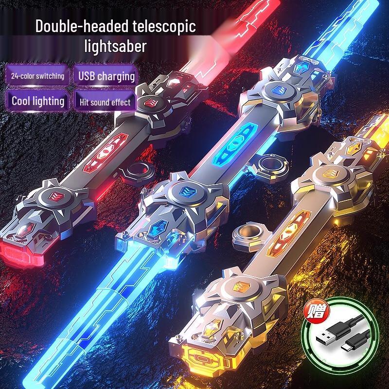 Snaen Kids Transformer Light-Up Toy Swords