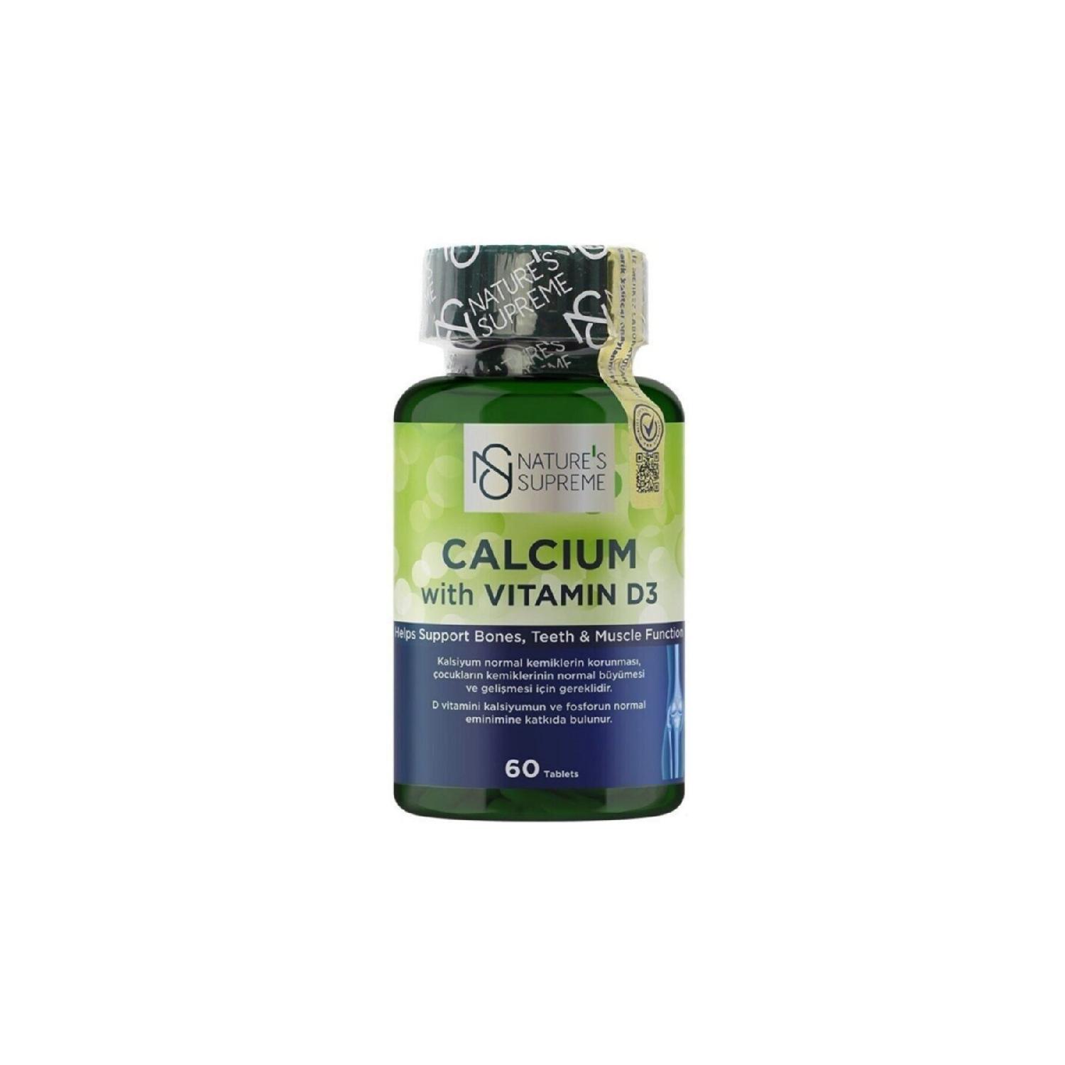 

Calcium With Vitamin D3 60 Tablets