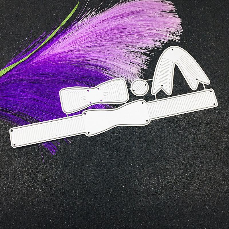 Bogen-Kunst-Muster, Metall, Stahl, Stanzformen, Schablonen, Scrapbooking, Basteln, 3D-DIY, Festival-Kartenherstellung