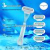 Women's Triple-Blade Razor for Underarm, Leg, and Bikini Shaving