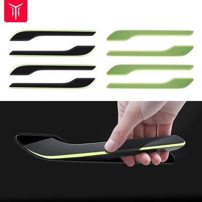 YZ For Tesla Car Sticker Model 3 Model Y Door Handle Cover Protector for Tesla Model3 23 Luminous Handle Kit ModelY Accessories