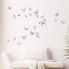 2pcs Purple Butterfly Wall Stickers Kids Baby Room Decor Wall Decals Bedroom Home Decoration Girls Living Room DIY2026 Christmas