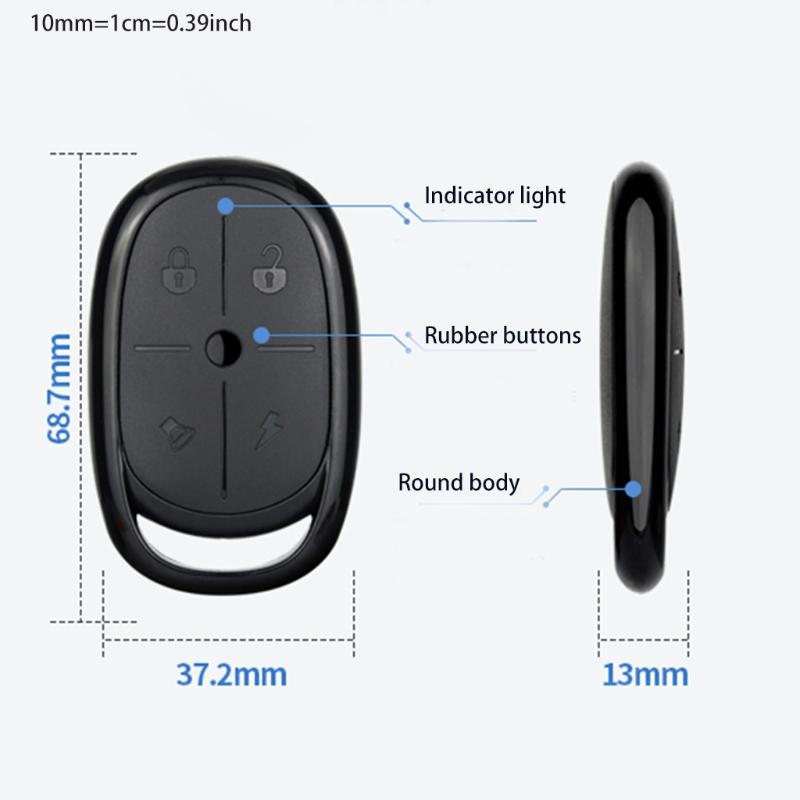 Professional Garage Remote, 433mhz,Gate Remote Control, Car & Car, Rolling Code,433 Duplicator, Opening Cloning, 4 Keys