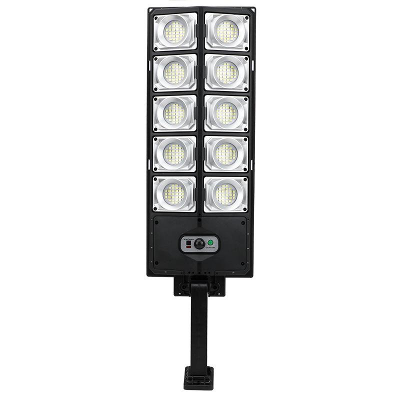 Lampadaire solaire LED haute puissance avec détecteur de mouvement pour usage extérieur