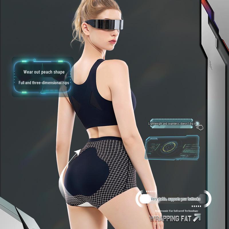 Персиковые корректирующие шорты для живота с эффектом лифтинга - Пояс-тренер и моделирующий корсет для тела 2XL