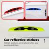 AABGW1 For Benz 4PCS 3D Epoxy Car Door Reflective Strips Security Warning Stickers Accessories CLS SLK Sport ML C200 C260 C300 W205