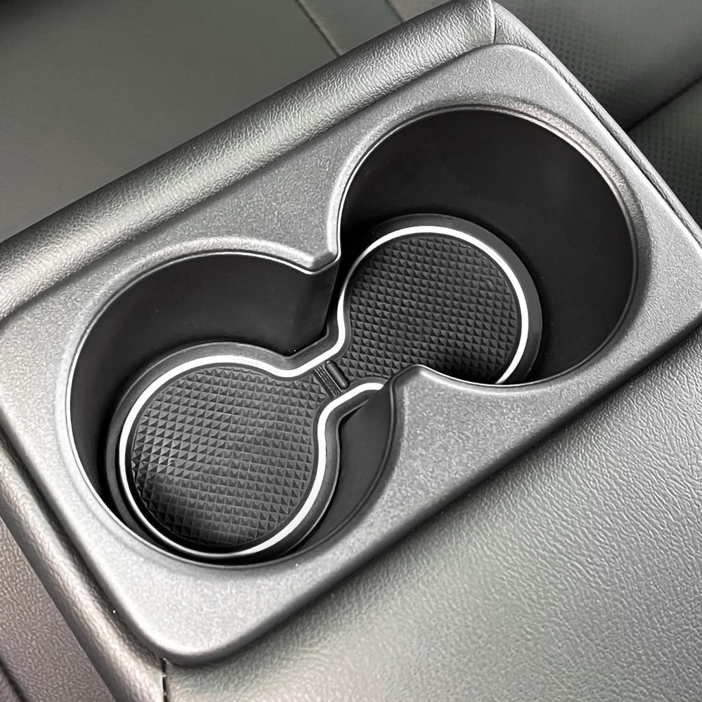 Anti-Slip Gate Slot Mat for Nissan ARIYA 2025 2025 Car Door Groove Pad Cup Holder Interior Accessories Coaster