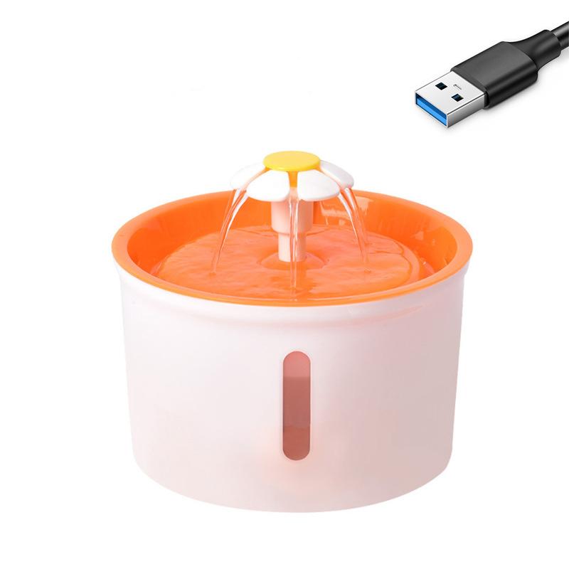 WTEMPO Cat Water Dispenser Pet Supplies Mobile Fountain Live Water Basin Automatic Circulation Cat Drinking Water Dispenser