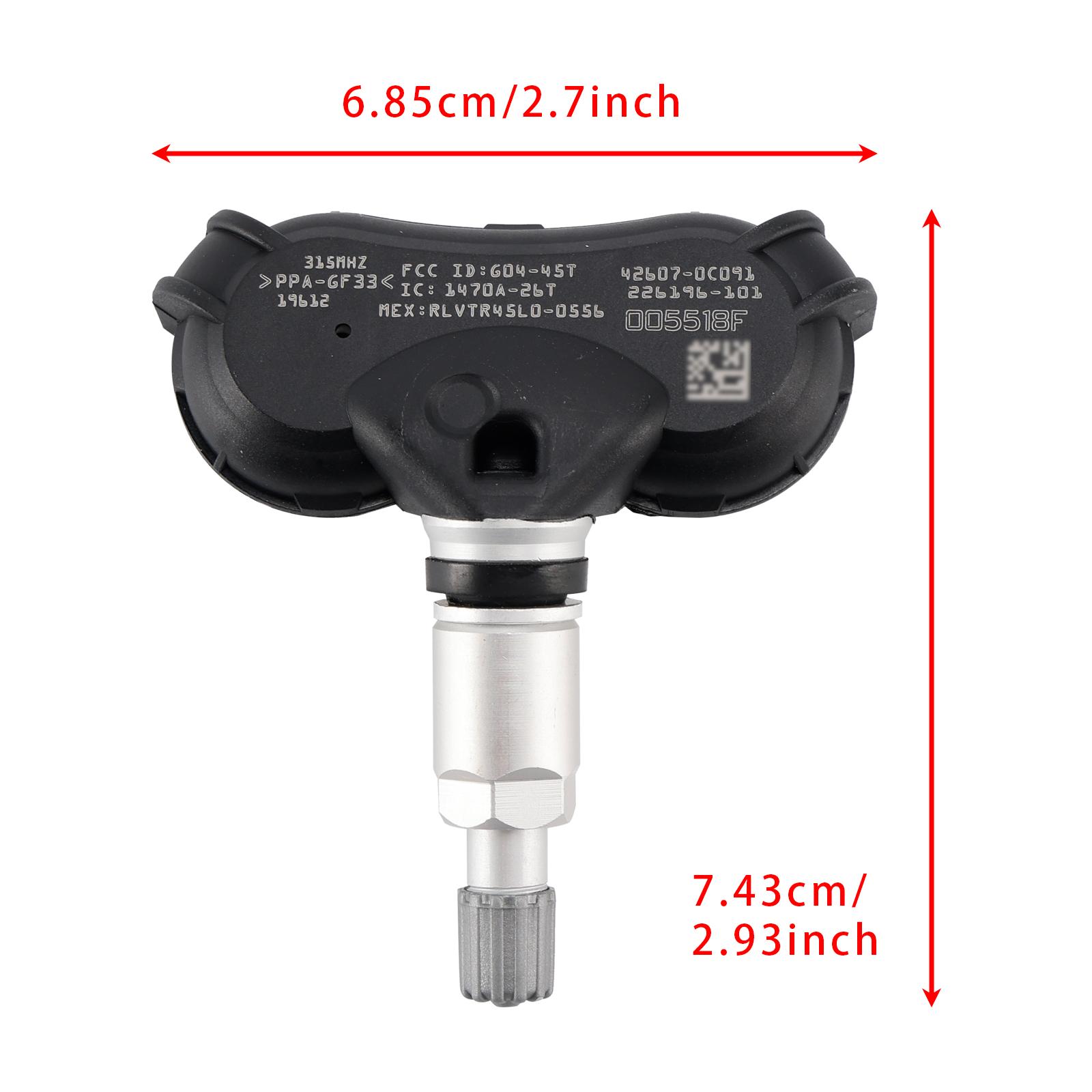 

Датчик давления в шинах TPMS Artudatech для Toyota RAV4 Highlander Tundra 426070C091 1 pc