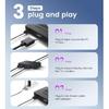 avedio links HDMI Splitter 4K@60Hz, HDMI Splitter 1 in 2 Out, HDMI Splitter for 2 Same Screen Only Mirror Screens, Support 3D Dol-by Vision Atmos
