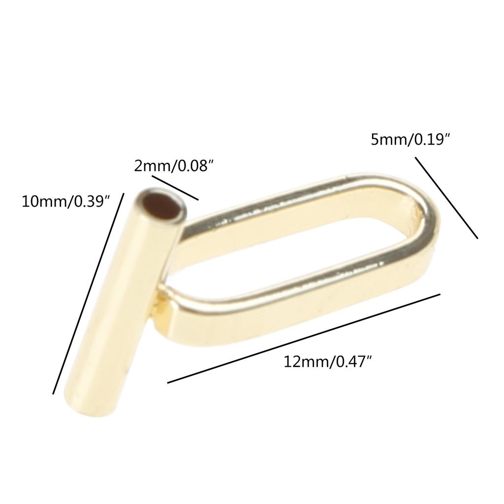 Brooch Converters 4pcs Copper Material Pin to Pendant Converters Brooch Converter for Changing Brooches Pins to Pendant