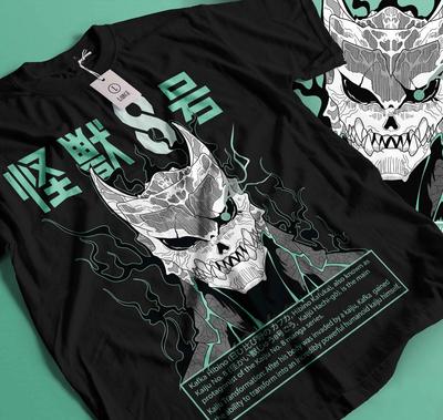 Kaiju no 8 T-shirt Mina Shiro kaij HoshinaRegalo Manga Miglior Anime Maglietta taglia unica361