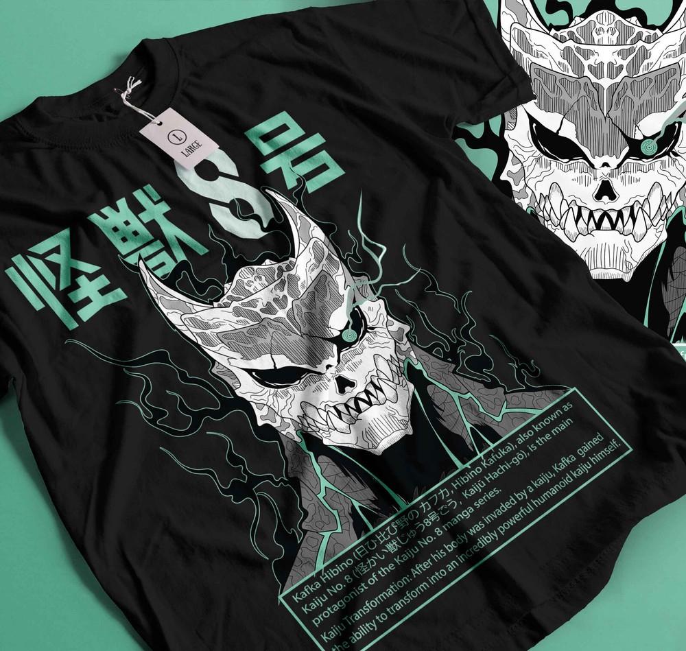 

Kaiju no 8 T-shirt Mina Shiro kaij HoshinaGift Manga Best Anime Shirt allsize361 S