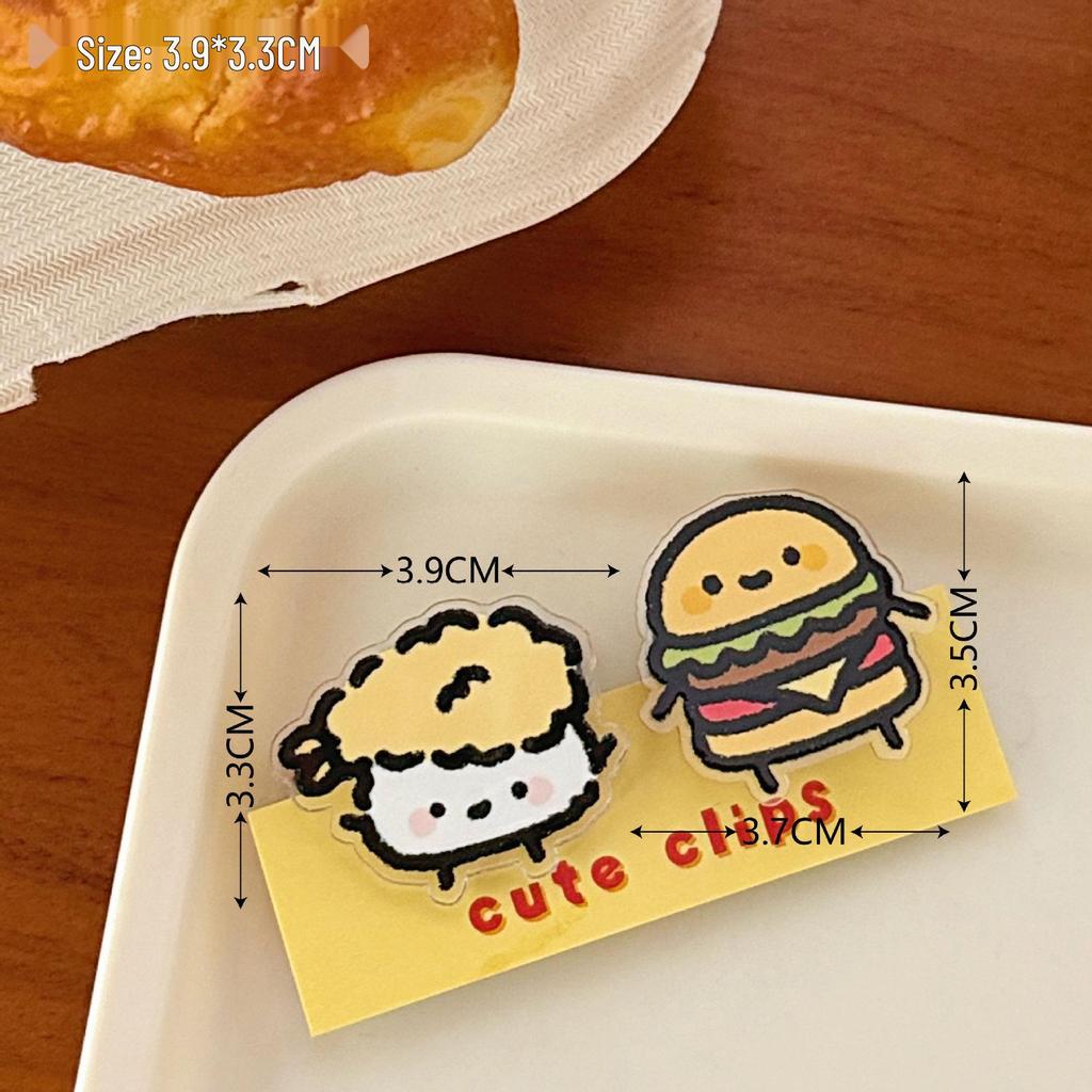 Charming Cartoon Decorative Acrylic Memo & Sealing Clip