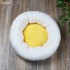Creative Egg Yolk Pet Bed for Cats & Dogs - Round, Warm, All-Season Mat