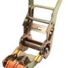 Heavy Duty Retractable Ratchet Tie Down Strap 2000kg Break Strength CE Certified Double-J Hook for Car Truck Cargo Securement