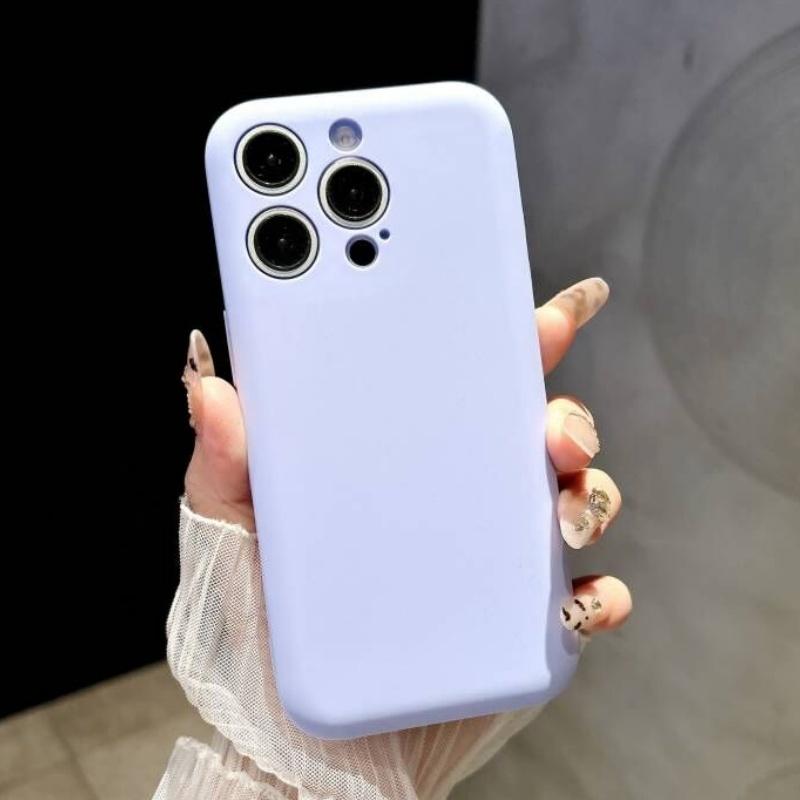 Matowe Silikonowe Płynne Miękkie Etui na Telefon w Kształcie Kostki Mydła Dla iPhone 16 15 14 Plus 13 12 Pro Max 11 Gładkie Odporne na Wstrząsy Pokrowiec