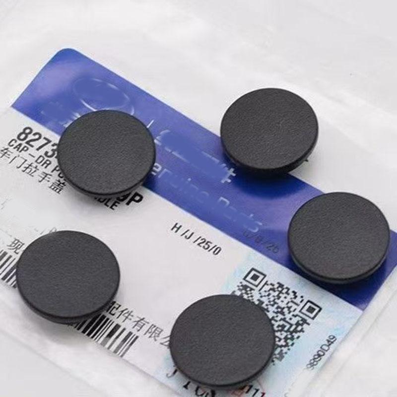Genuine 5 pcs/Set Car Interior Door Handle Screw Cap Black Armrest Slot Trim Cover for Hyundai IX35 Tucson 827343A000